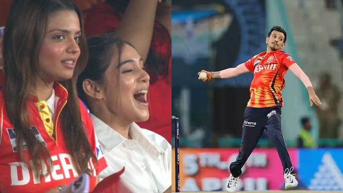 PBKS vs CSK : युजवेंद्र चहल को सपोर्ट करने स्टेडियम पहुंची आरजे महवश, फैंस बोले - रिश्ता कंफर्म
