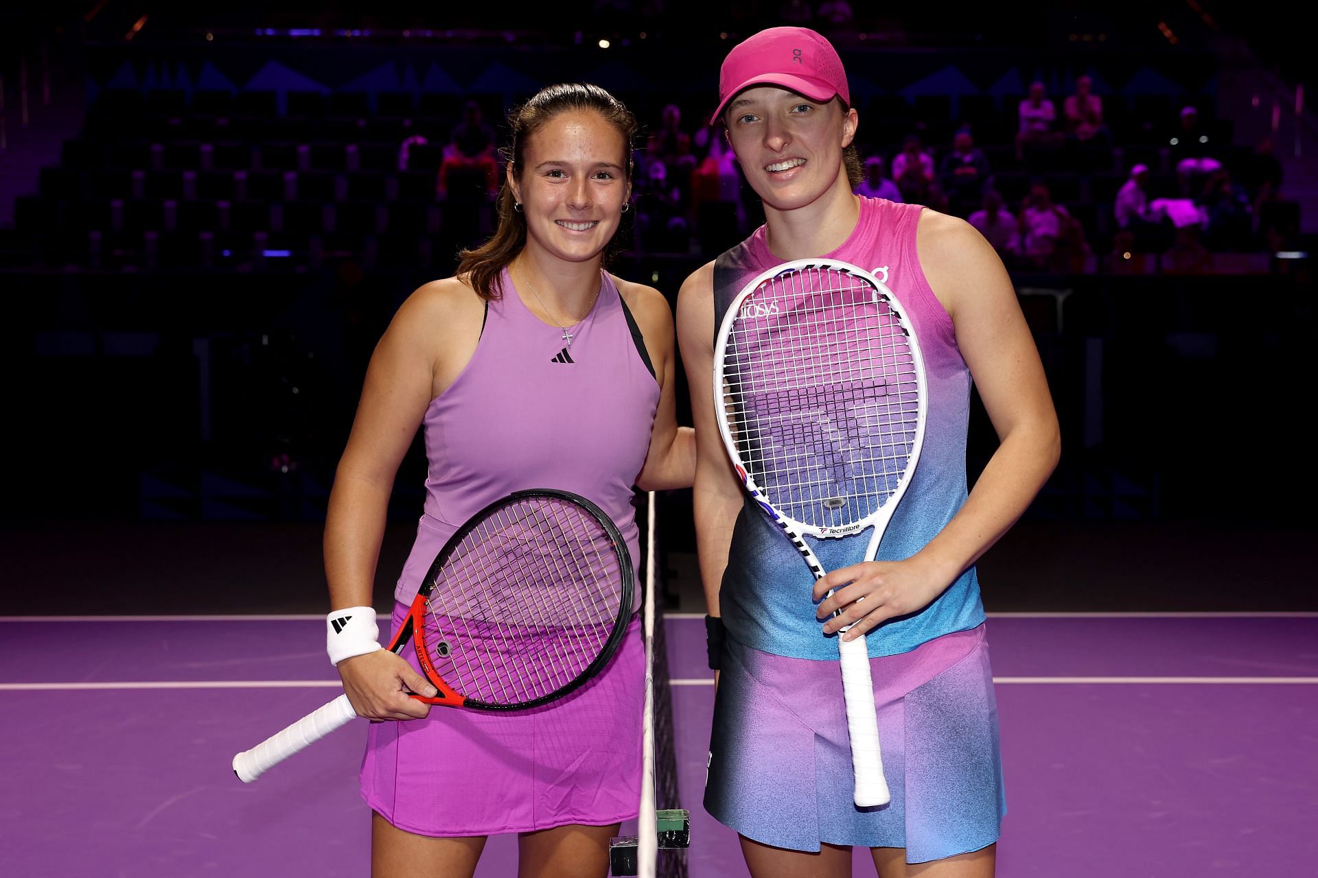 Daria Kasatkina (left) and Iga Swiatek (right) (Source: Getty)