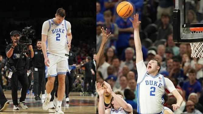 "FULL MAST": Announcer Ian Eagle goes wild watching Cooper Flagg's acrobatic layup vs Houston