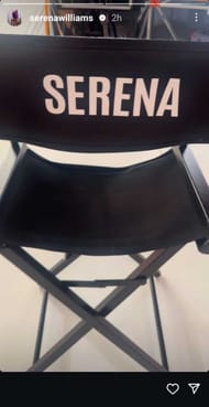 Serena Williams' Instagram story; ( Source - Instagram @serenawilliams)