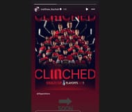 Matthew Tkachuk shared an IG story (IG/Matthew Tkachuk)