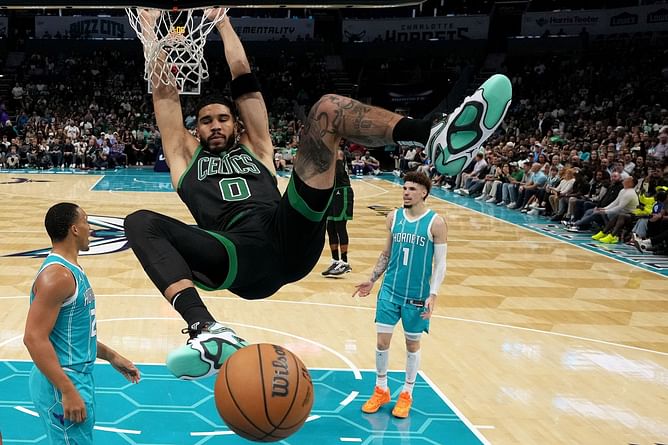 Is Jayson Tatum playing tonight against Charlotte Hornets? Latest on Celtics superstar's status (Apr. 11)