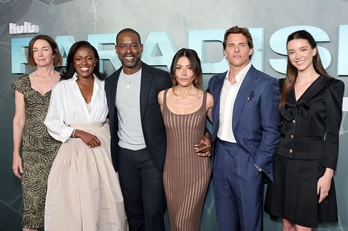 The cast of Paradise at Hulu's "Paradise" Official FYC Event - Arrivals - Image via Getty