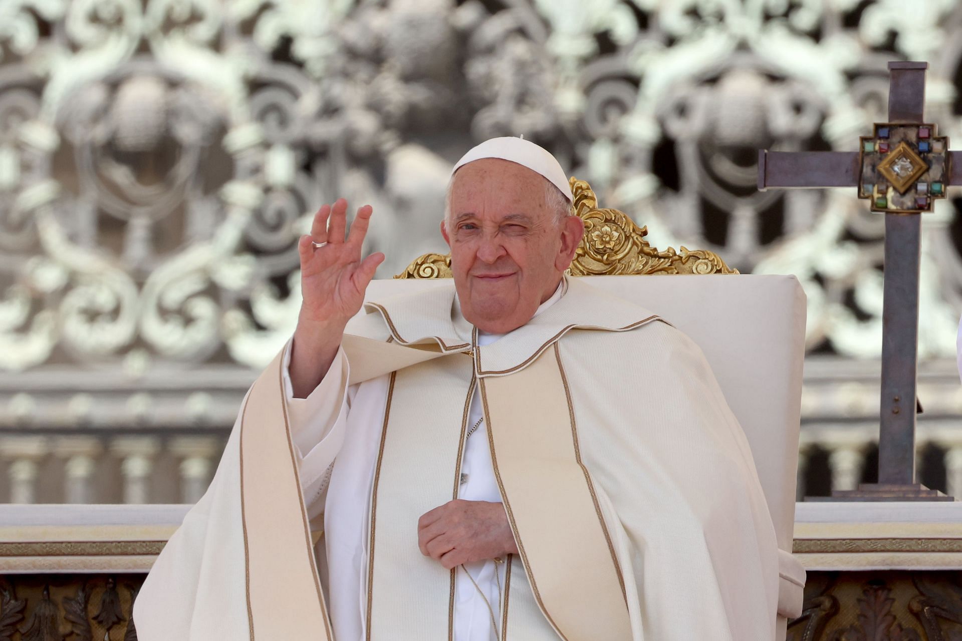Pope Francis Leads Mass At St. Peter