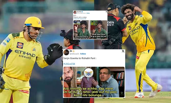"And people still think CSK fix matches"- Top 10 funny memes as Chennai Super Kings restrict LSG to 166/7 in IPL 2025 match in Lucknow
