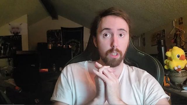 Twitch streamer Asmongold comes back after a week long break (Image via @Asmongold/X)