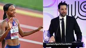 Alexis Ohanian’s Athlos shares powerful message as Dalilah Muhammad claims title at Botswana Grand Prix amid farewell season