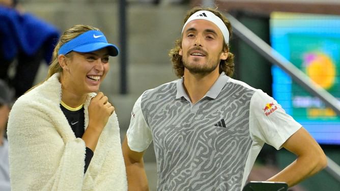 Paula Badosa and boyfriend Stefanos Tsitsipas show off their matching luxury Rolex watches, enjoy time together ahead of Madrid Open