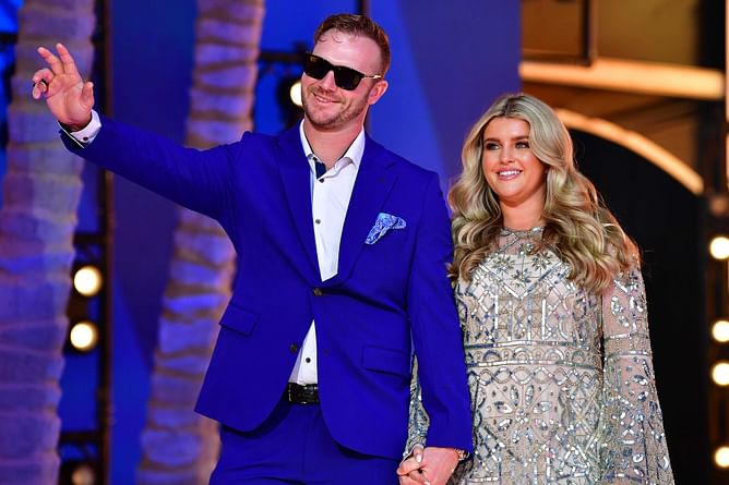 Pete Alonso's wife Haley reacts as 4X All-Star goes yard in first at-bat of Mets' home opener