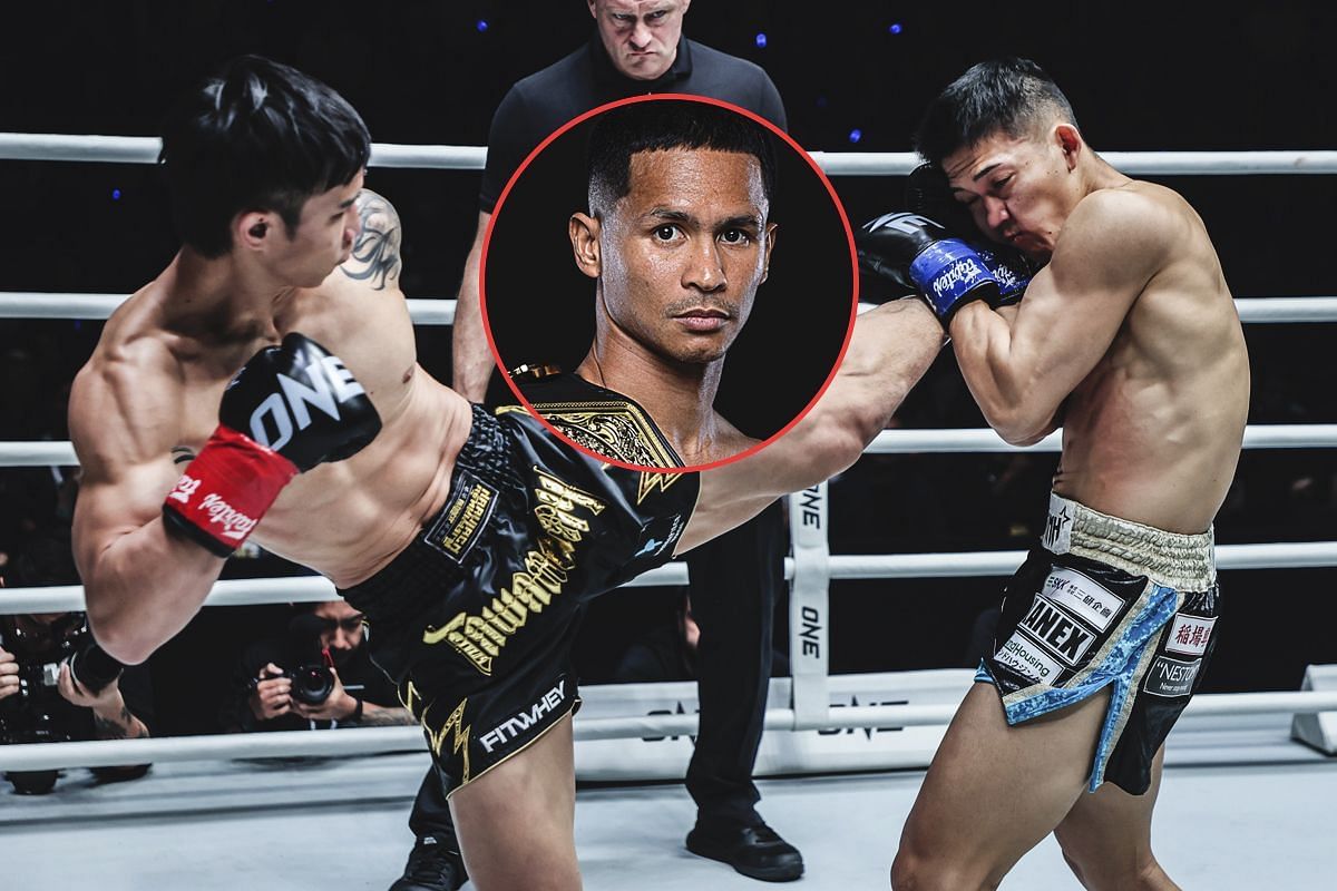 Tawanchai PK Saenchai, Superbon Singha Mawynn, Masaaki Noiri - Photo by ONE Championship