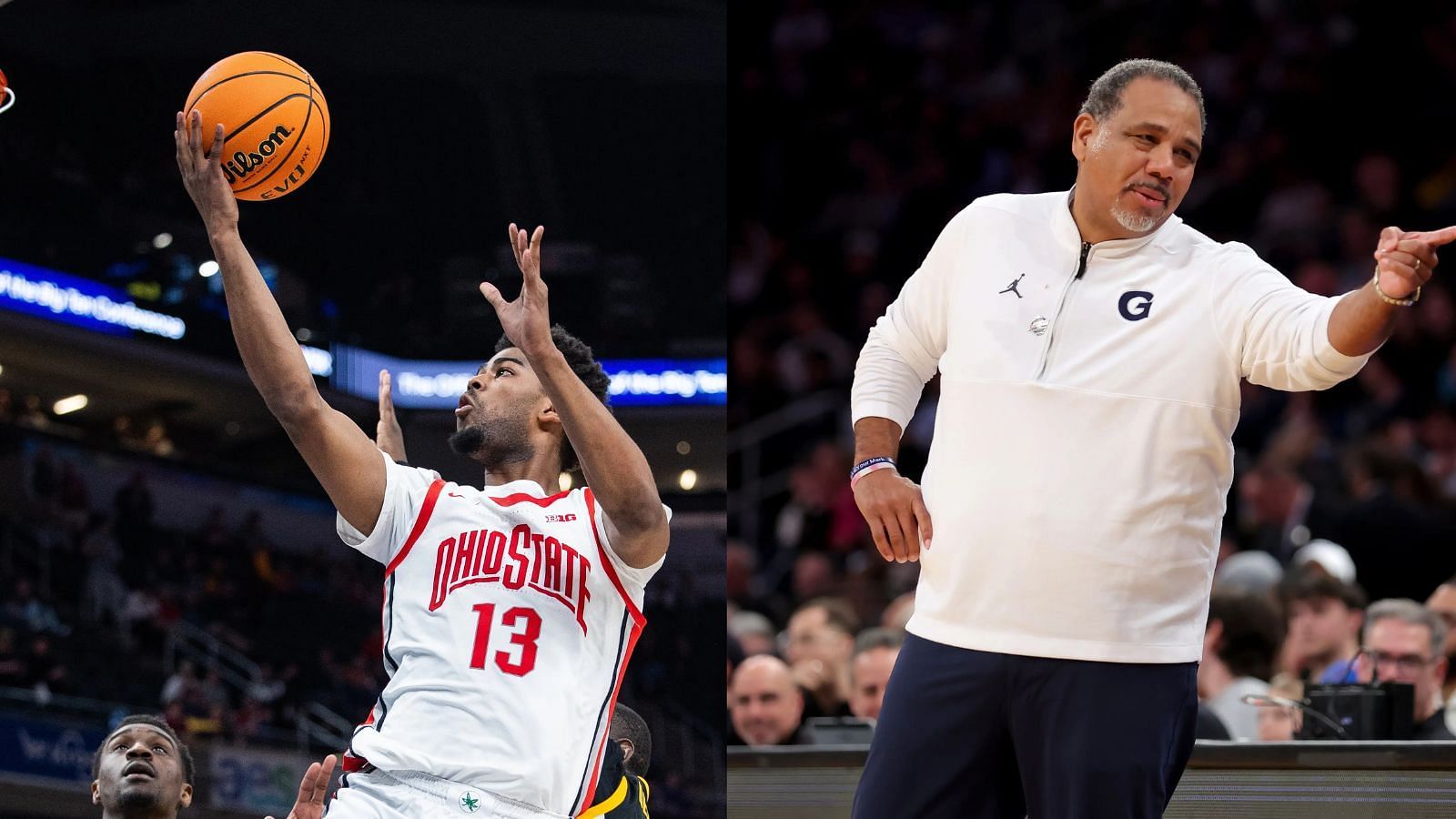 Sean Stewart could end up with Ed Cooley and Georgetown in the portal. (Photo Credits: IMAGN)