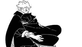 Sarada's Mangekyo Sharingan may have foreshadowed her future relationship with Boruto