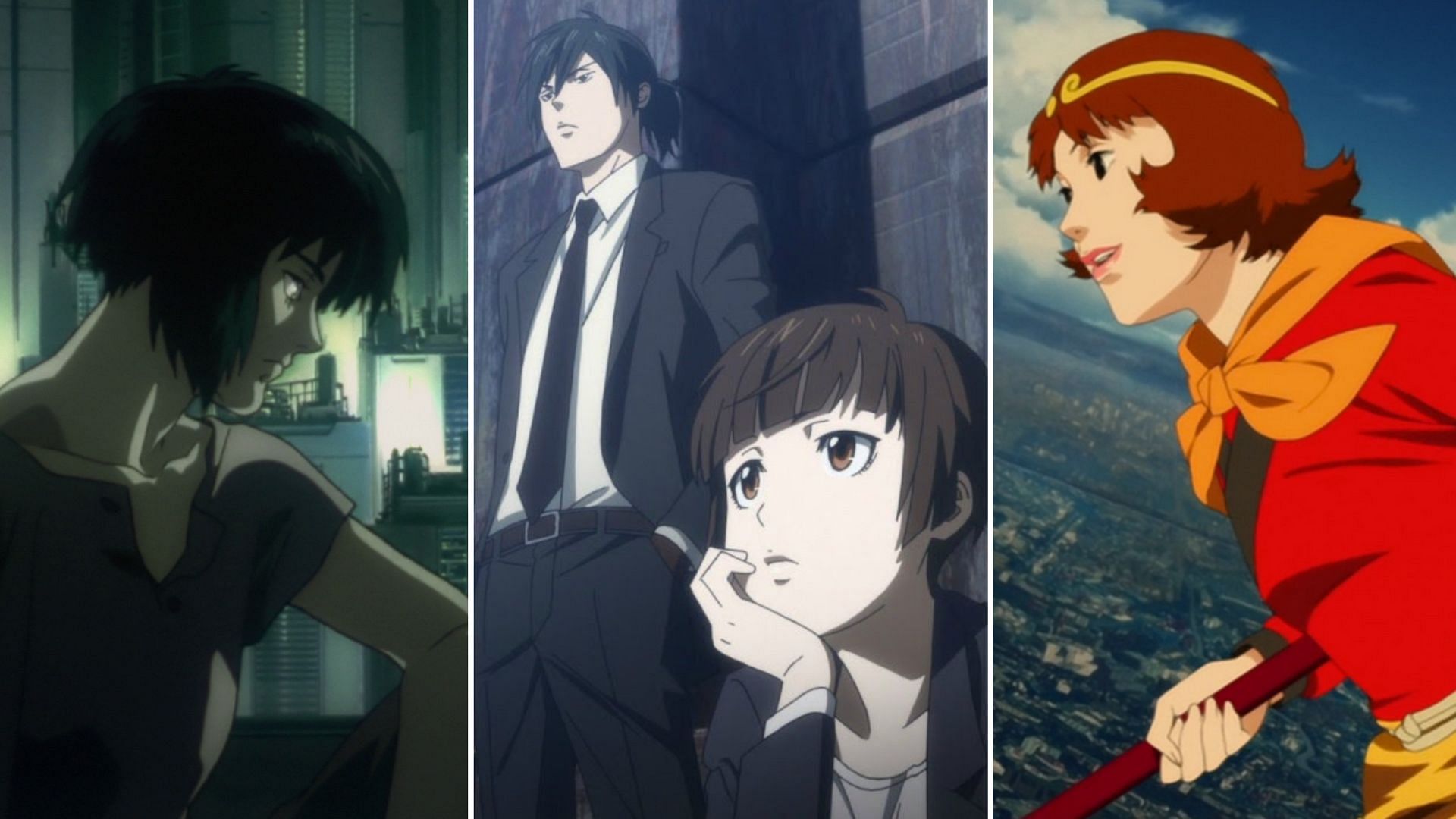 Ghost in the Shell, Psycho-Pass, Paprika  