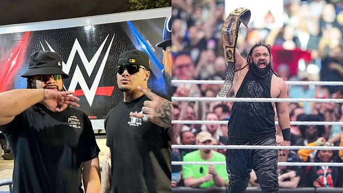 Zilla Fatu reacts to Jacob Fatu winning the WWE United States Championship at WrestleMania 41; sends him a two-word message