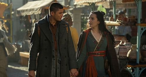 Malyen Oretsev and Alina Starkov, the leading protagonists in Netflix's Shadow and Bone. (Image via netflix.com/tudum)