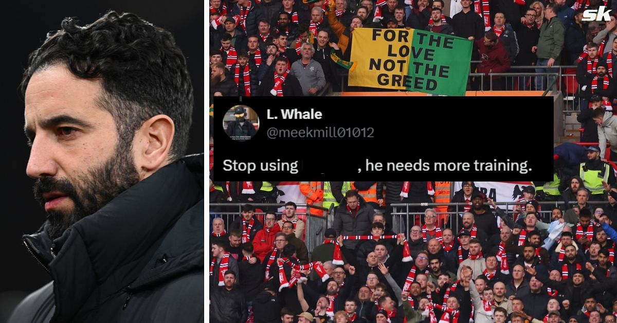 Manchester United fans unhappy with star despite win over Lyon (Source: All images from Getty, @/meekmill01012)