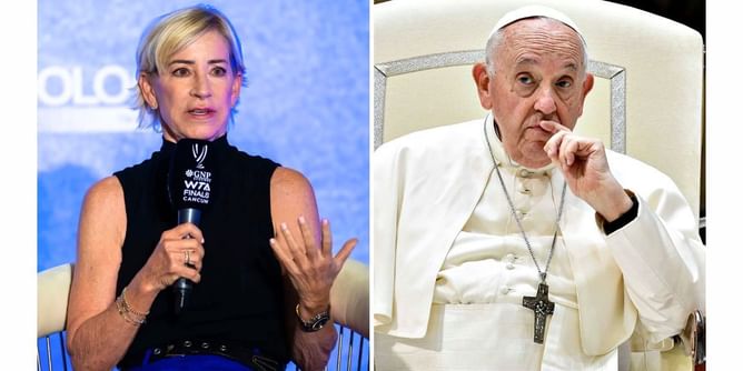 Chris Evert mourns the death of Pope Francis with a moving message