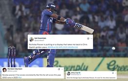 "A display that takes me back to Chris Gayle’s golden years" - Fans hail Nicholas Pooran for blistering 36-ball 87* in KKR vs LSG IPL 2025 clash