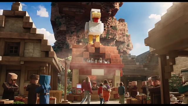 The Minecraft Movie | Steves Lava Chicken Stand Minecraft Map