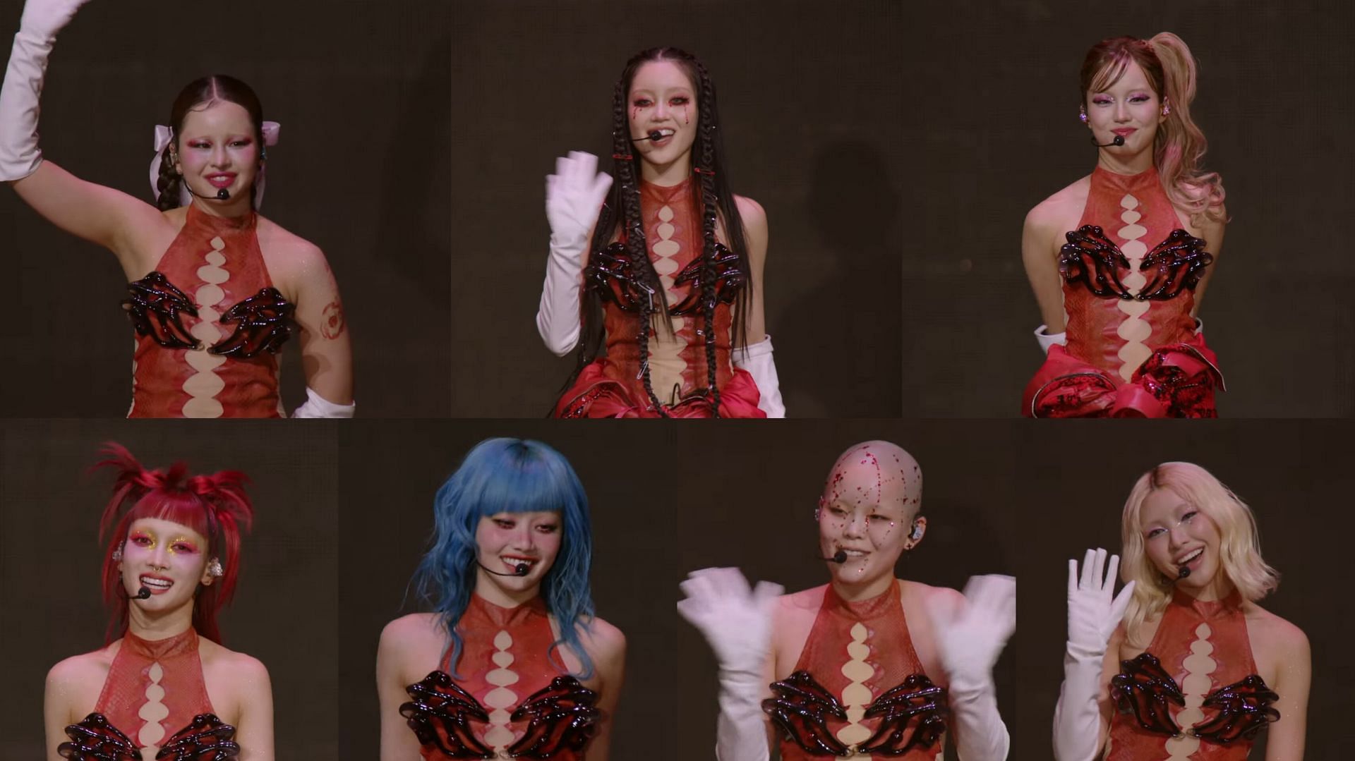 Japanese girl group XG captivated fans with their performance in Coachella weekend 2 (Images via YouTube/@coachella)