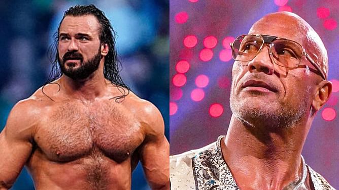 The Rock sends a message to Drew McIntyre: "Tomorrow"