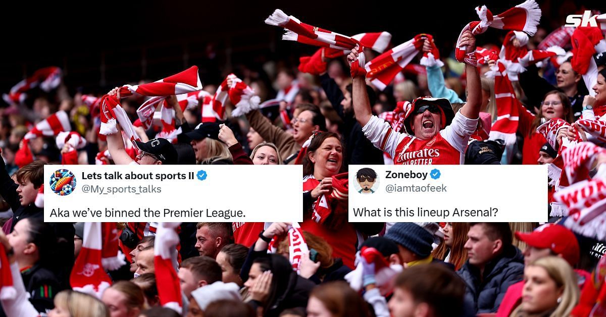 Arsenal fans have reacted on X