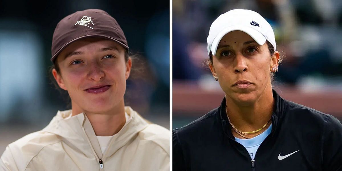 Iga Swiatek (left), Madison Keys (right), Sources: Getty