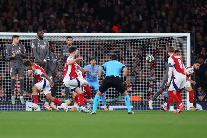 Arsenal 3-0 Real Madrid: Los Blancos player ratings as Declan rice free-kicks sink Spanish Armada in north London
