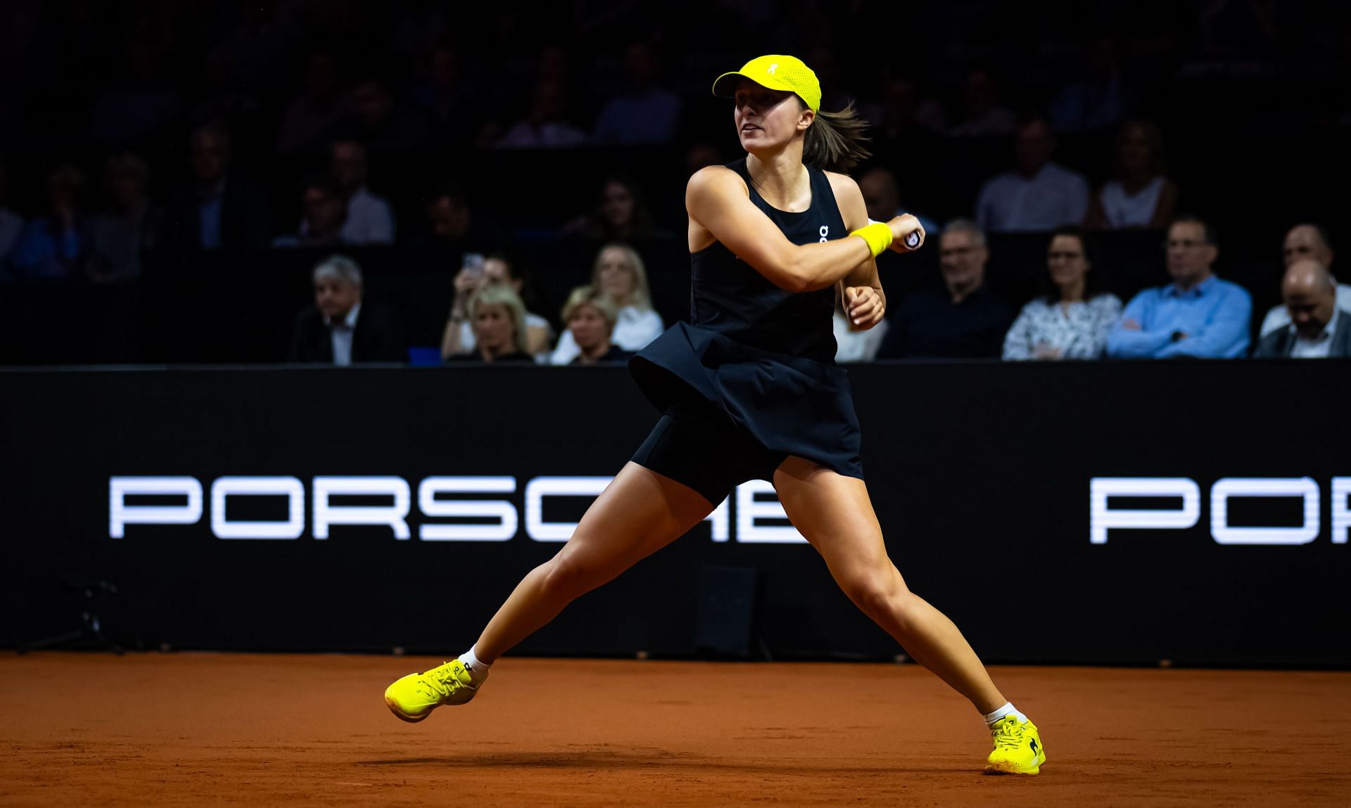 Iga Swiatek at the Porsche Tennis Grand Prix 2025- Source: Getty