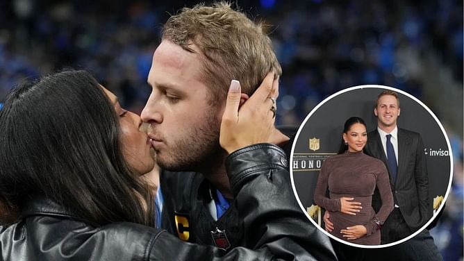Jared Goff's wife Christen Harper gushes over six months of carrying their first child