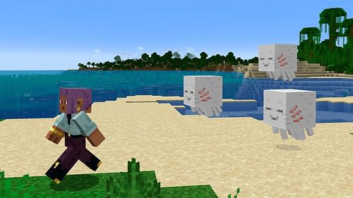 The Bedrock Edition allows cross-play (Image via Mojang Studios)