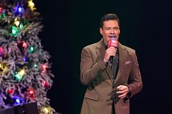 American Idol host Ryan Seacrest’s cheese chase ends in slip-up on Wheel of Fortune stage