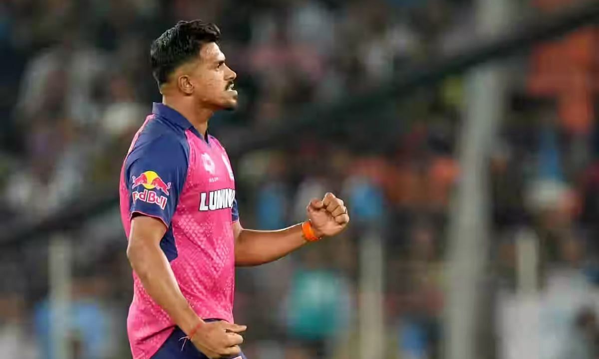 आरआर के गेंदबाज महीश तीक्ष्णा (Image credits: IPLt20)