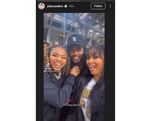 Screenshot via IG/@pilarsanders