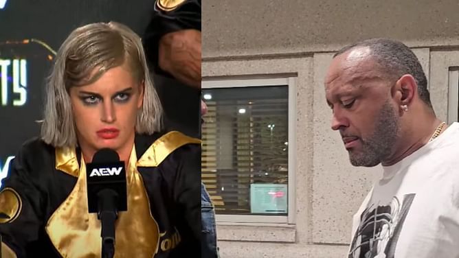 Internet loses it as unlikely squad of AEW stars photographed backstage at Dynasty; star reacts