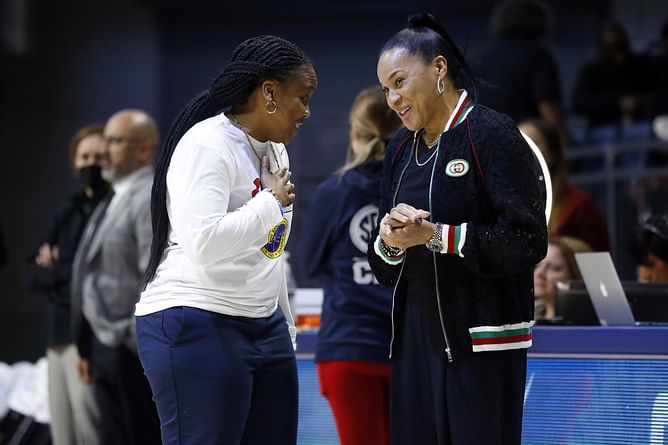 Ole Miss HC Yo pokes fun at Dawn Staley over McDonald's All-Americans in South Carolina squad