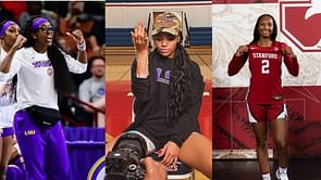 LSU star Flau'jae Johnson, Hailee Swain share their reaction to Tigers commit ZaKiyah Johnson's powerful football moment for breast cancer awareness