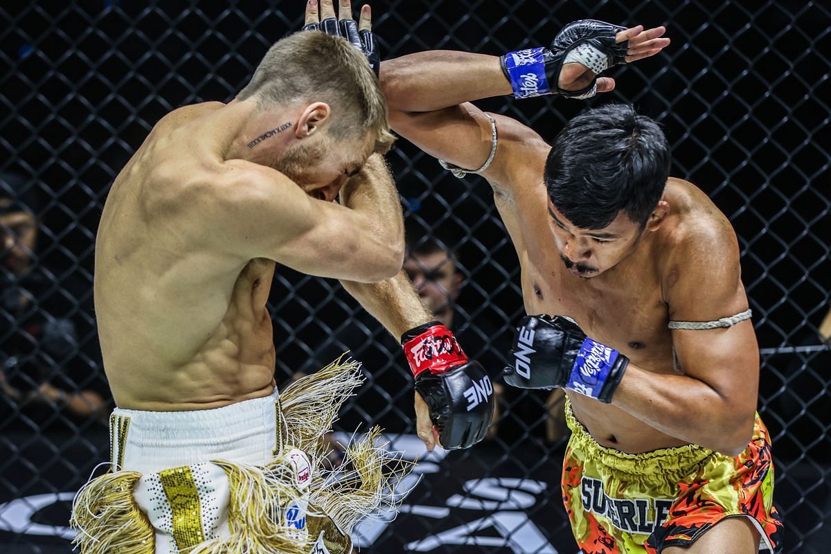 Jonathan Haggerty (left), Superlek (right) [Photo via ONE Championship]