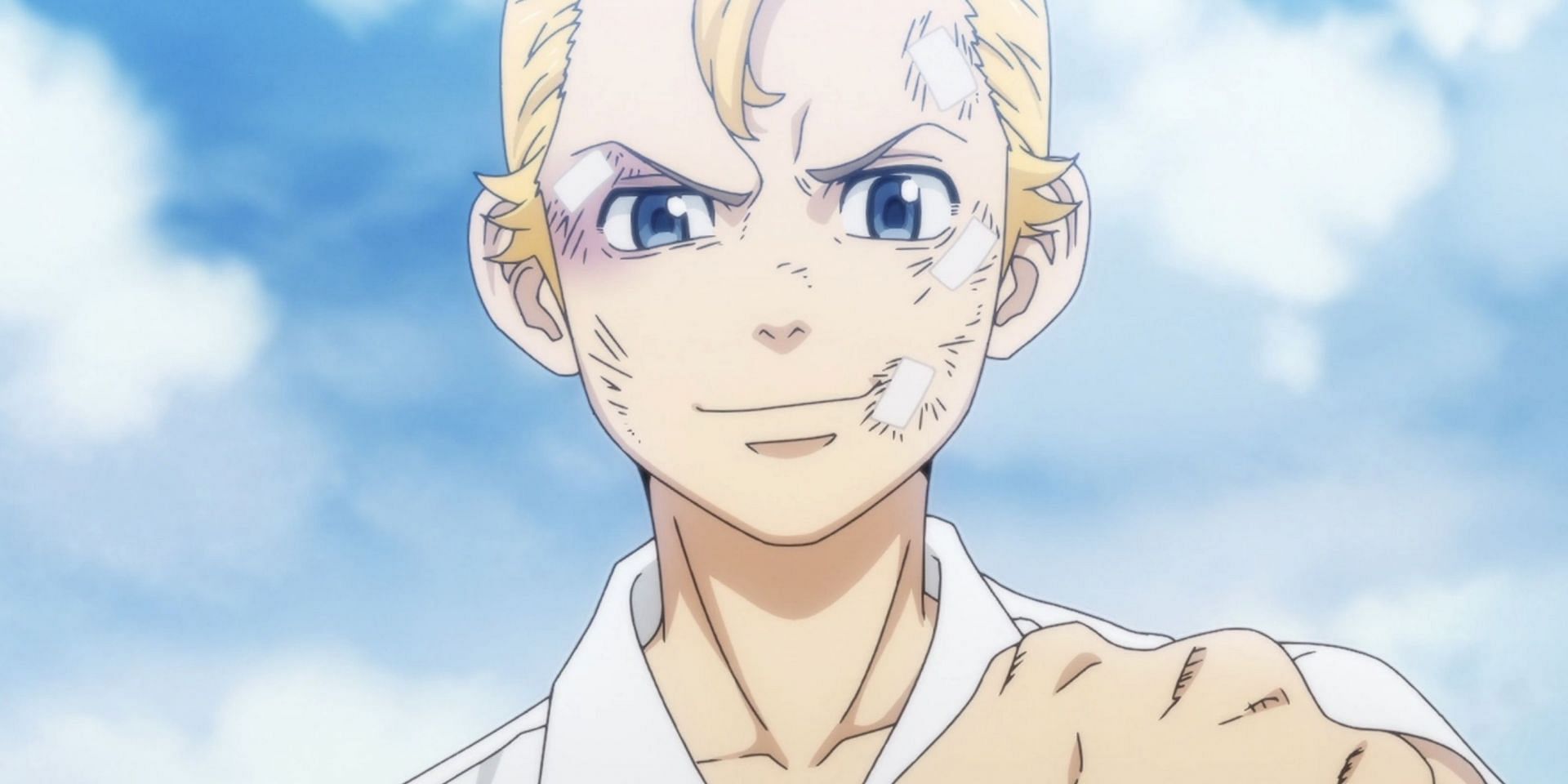 Takemichi Hanagaki as seen in anime (Image via Liden Films)