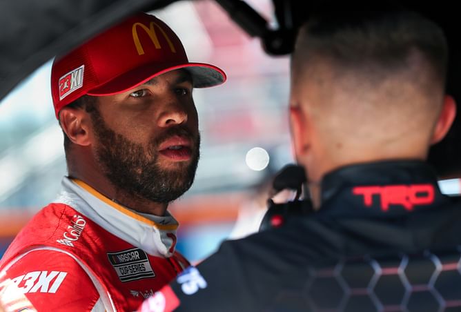 Bubba Wallace opens up on being an example for Keelan Harvick and others at the Legends race