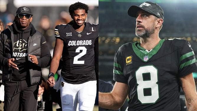 NFL analyst claims Shedeur Sanders could run to Coach Prime if Aaron Rodgers were to mentor him poorly