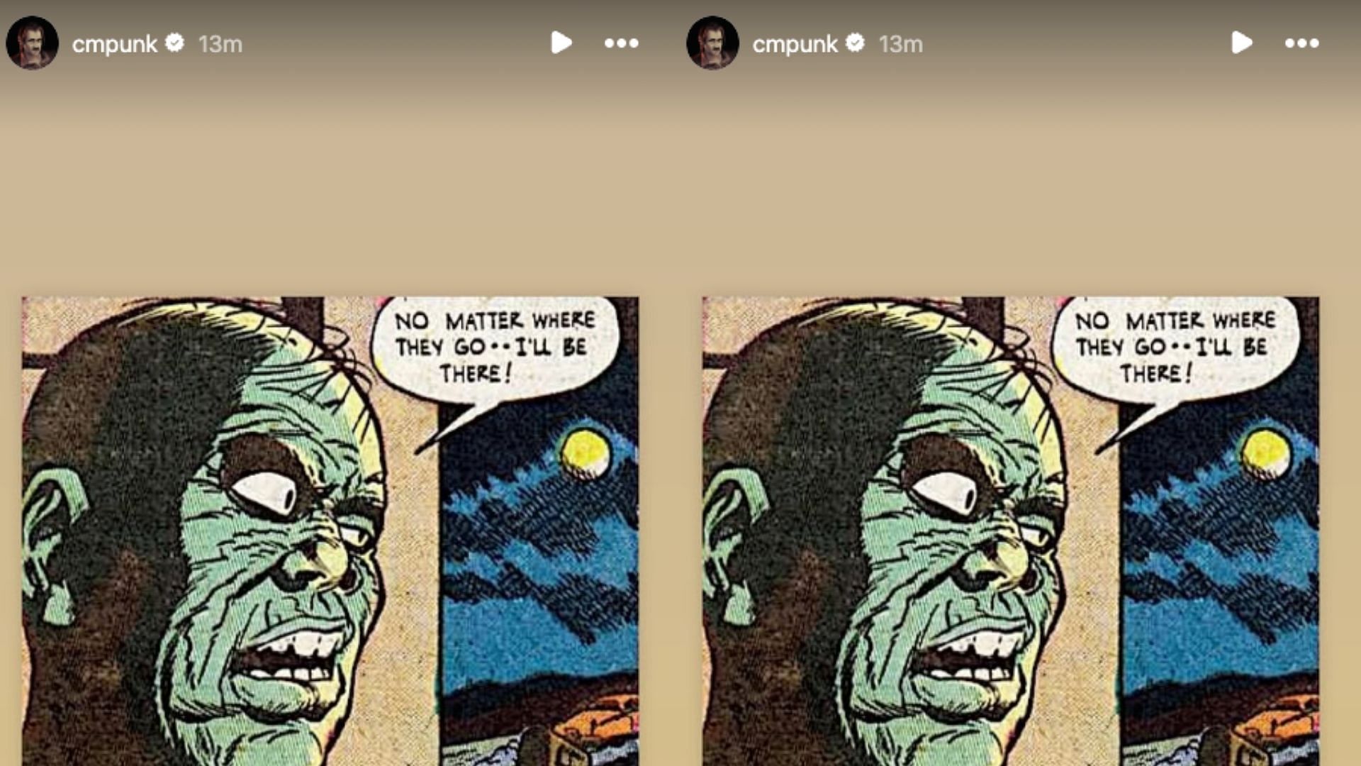 Punk shared an interesting message ahead of RAW. [Image credit: Screenshot of CM Punk&#039;s Instagram story]