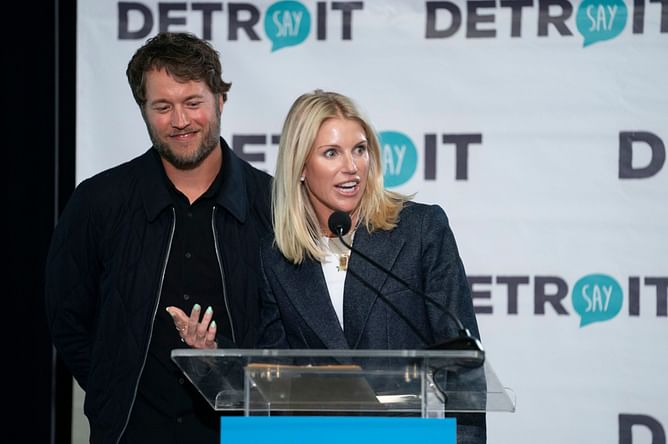Kelly Stafford reveals ‘f***ing hard’ side of being married to Matthew Stafford