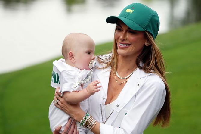 Brooks Koepka’s wife Jena Sims reveals son Crew’s adorable Masters 2025 outfits
