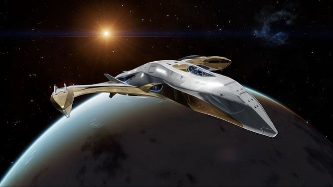 Elite Dangerous latest update launches powerful new ship: the Gutamaya Corsair