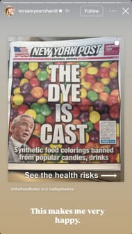 Screenshot via Instagram - @mrsamyearnhardt