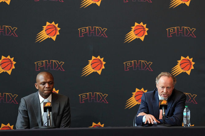 Suns rumored to follow Nuggets' shock blueprint by sacking coach Mike Budenholzer & GM James Jones amid rebuild talks