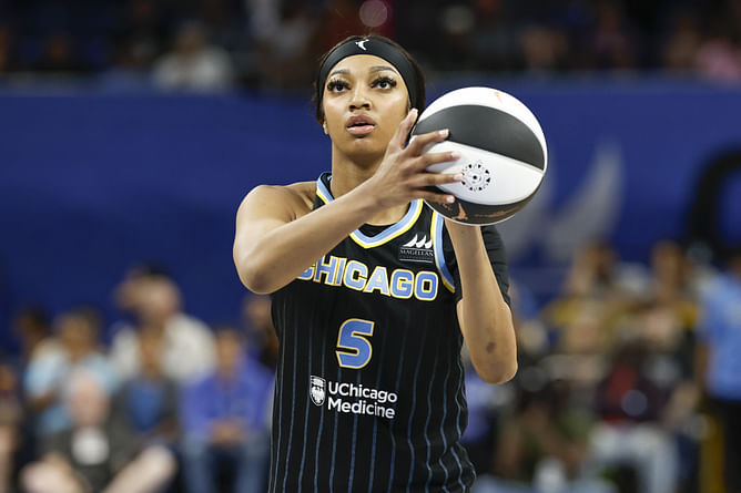 Locked-in Angel Reese drills multiple threes in a row in offseason workout video