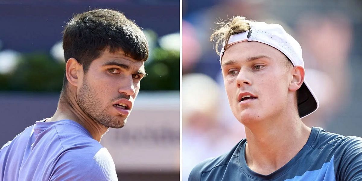 Carlos Alcaraz (left), Holger Rune (right), Sources: Getty