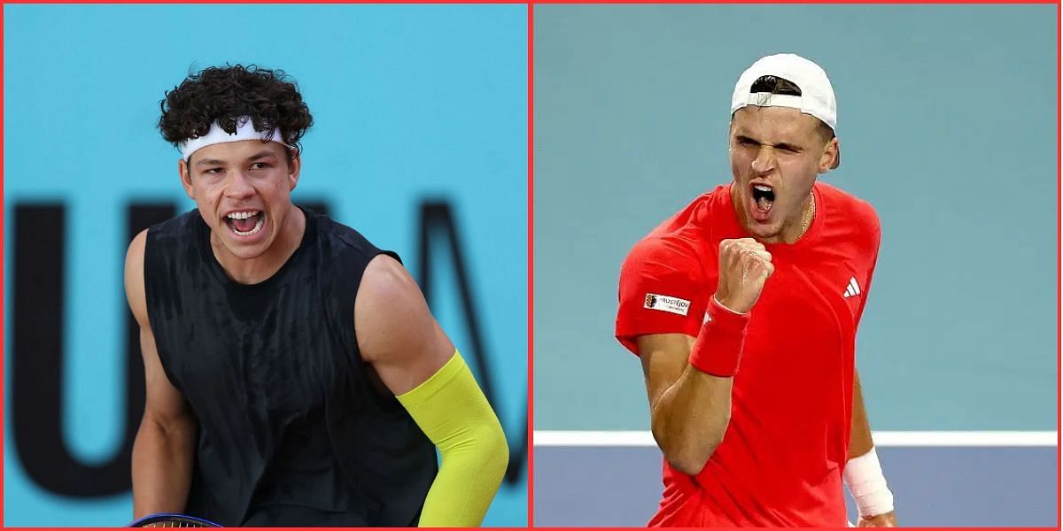 Ben Shelton and Jakub Mensik to meet on clay for the first time at Madrid Open 2025 | Image Source: Getty